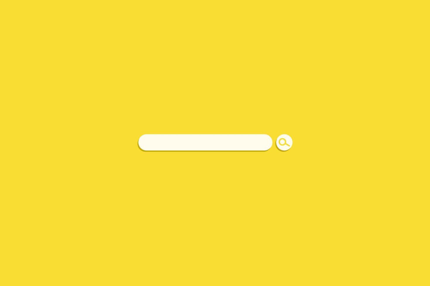 yellow search bar copy 3d space vector