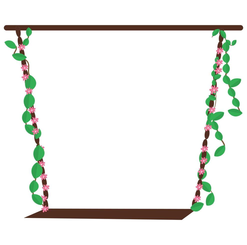 swing hand drawn illustration vector