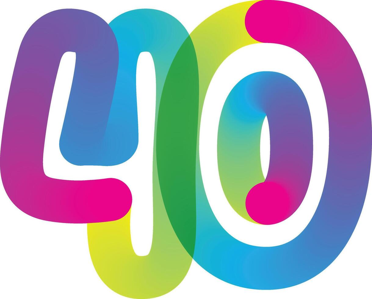 Gradient number, Number from 0 to 9 vector