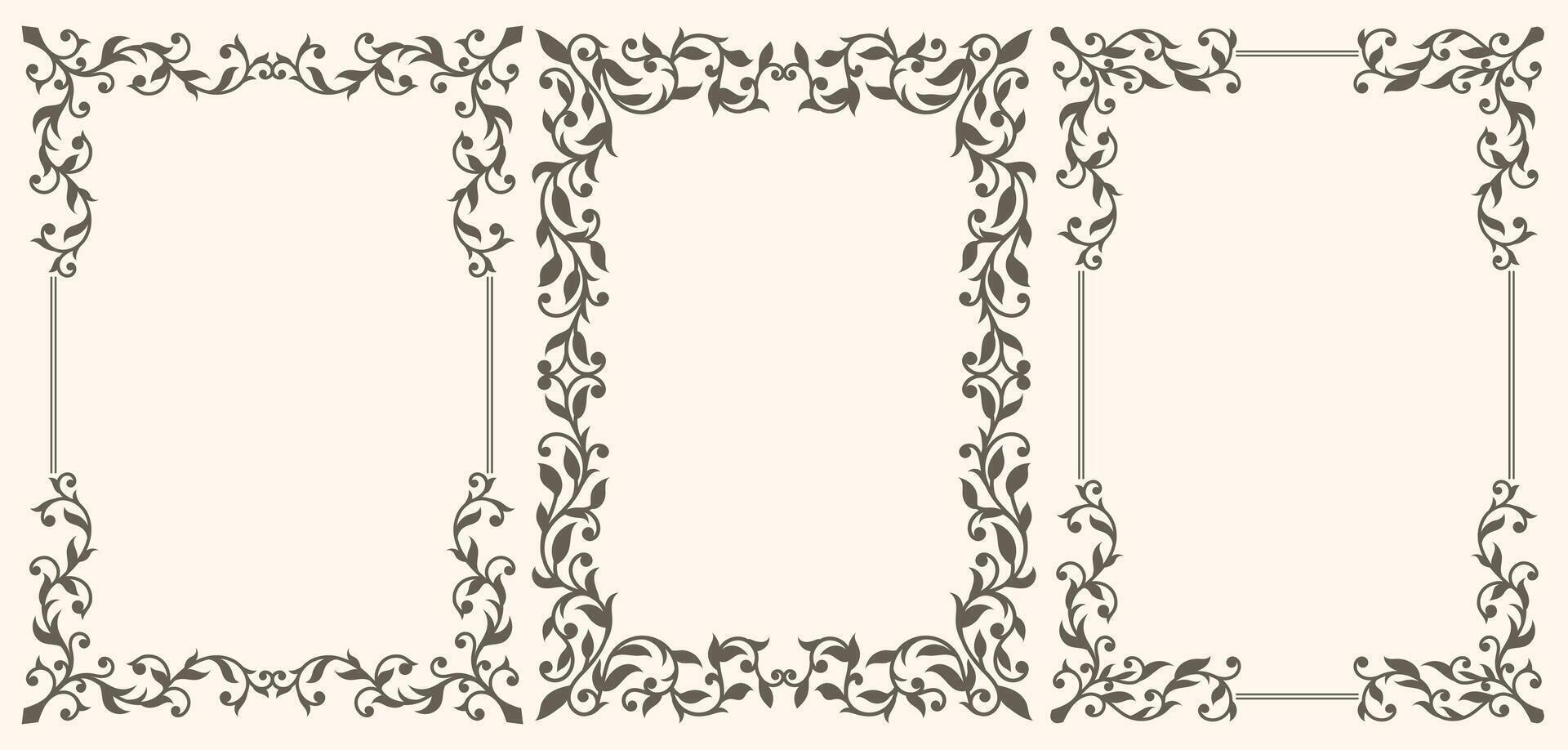 A set of frames with leaves vector
