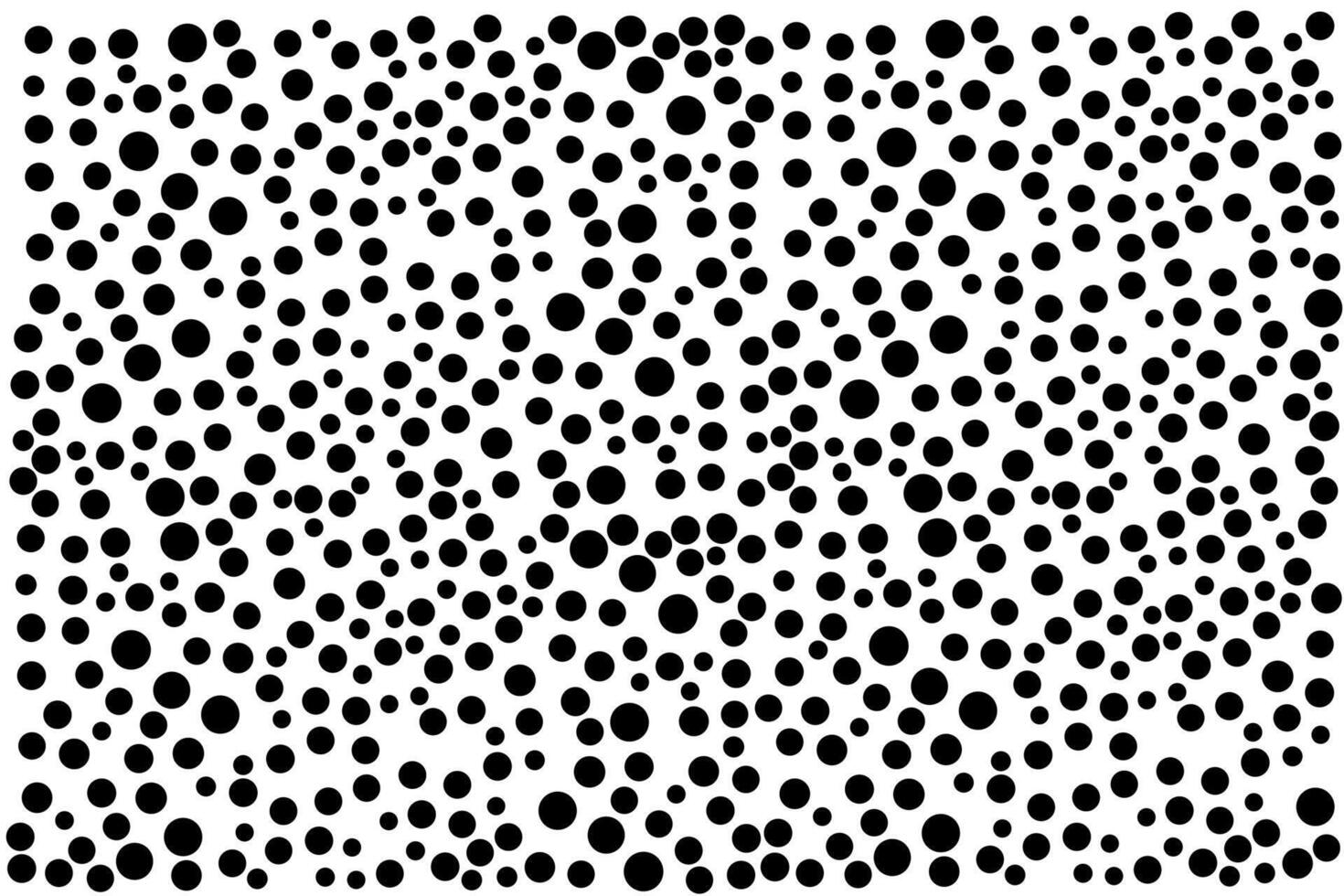 Black dots background on white background vector