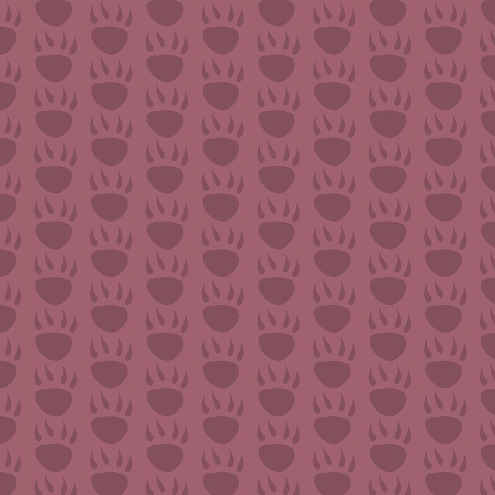 Dinosaur seamless pattern footprint tracks. Minimal color background. Dinosaur footprint seamless pattern perfect for textile, wrap and wallpaper and design. vector