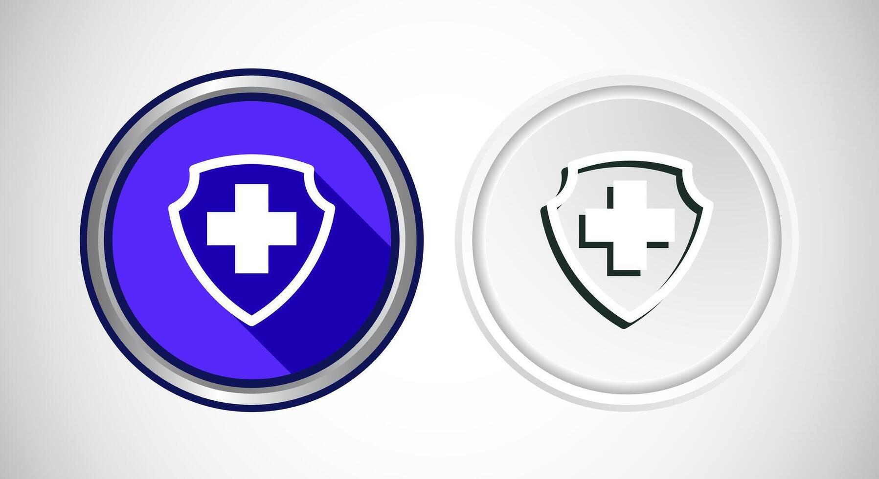 Medical And Healthcare Icon Button Set Design Illustration vector
