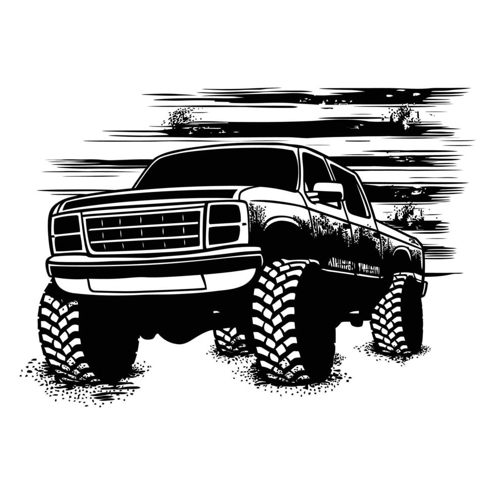 Classic car front with the American flag vector