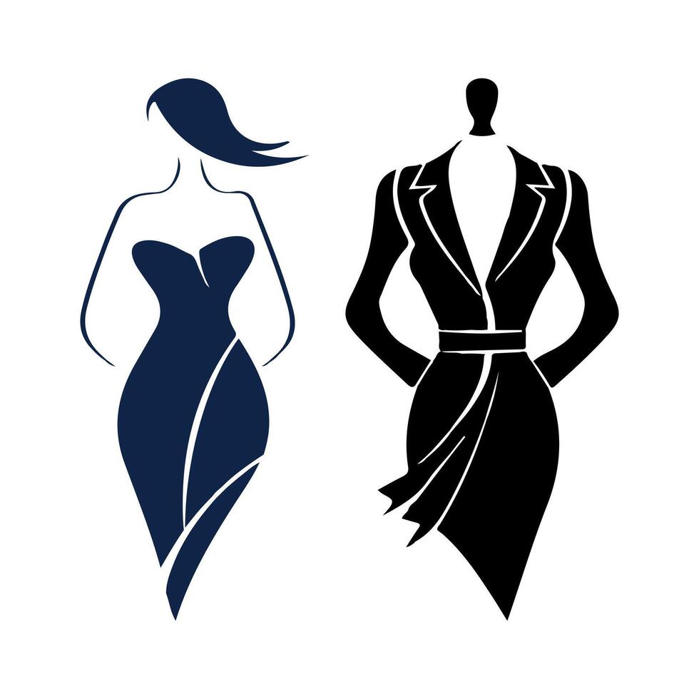 Flat beauty logo illustration design vector