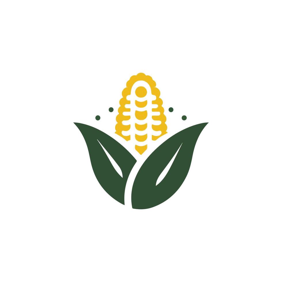 Corn icon in soft colors. Suitable for design vector