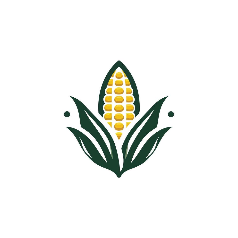 Corn icon in soft colors. Suitable for design vector