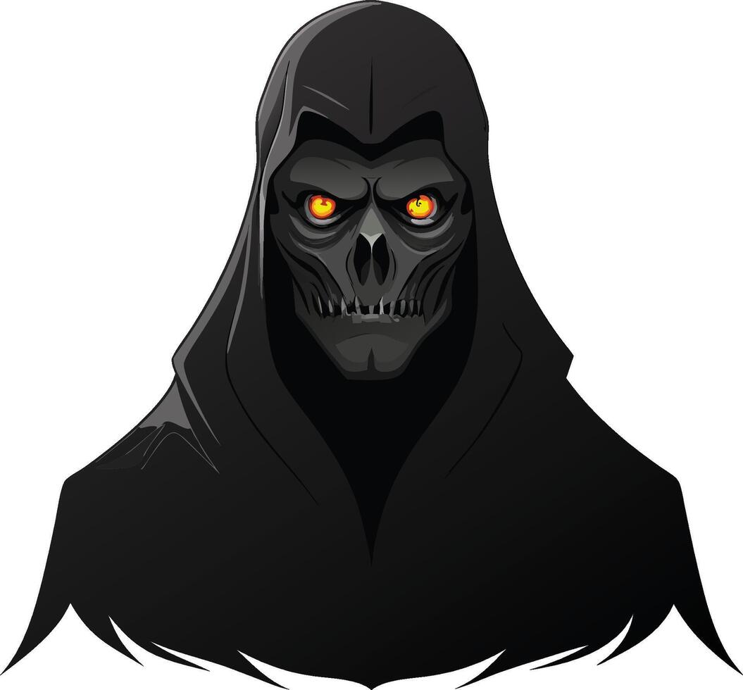 Spooky Ghost Haunts the Night. AI-generated. vector