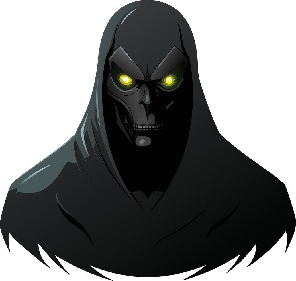 Spooky Ghost Haunts the Night. AI-generated. vector