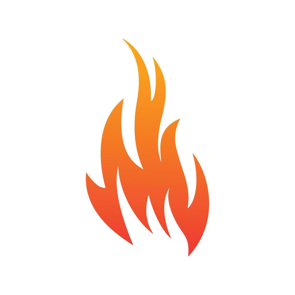 Fire flame icon vector