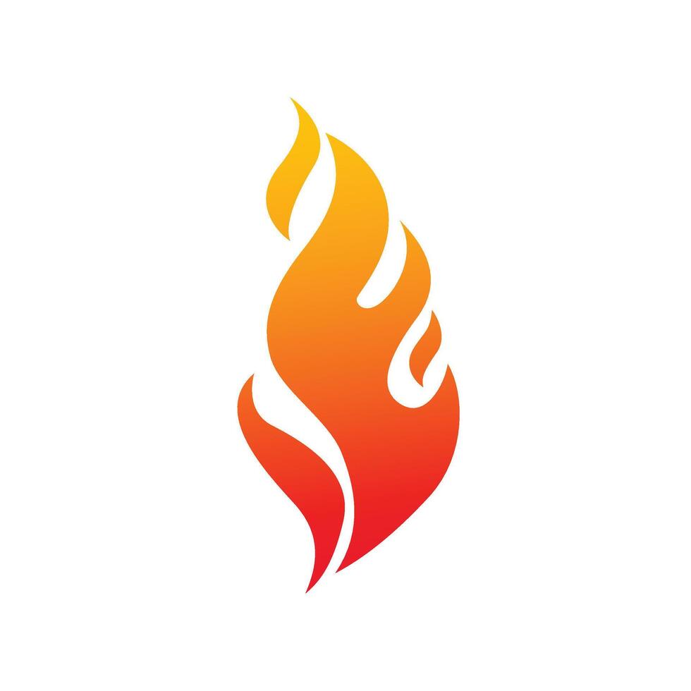 Fire flame icon vector