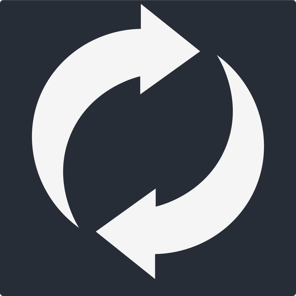Recycle Icon Illustration Simple vector