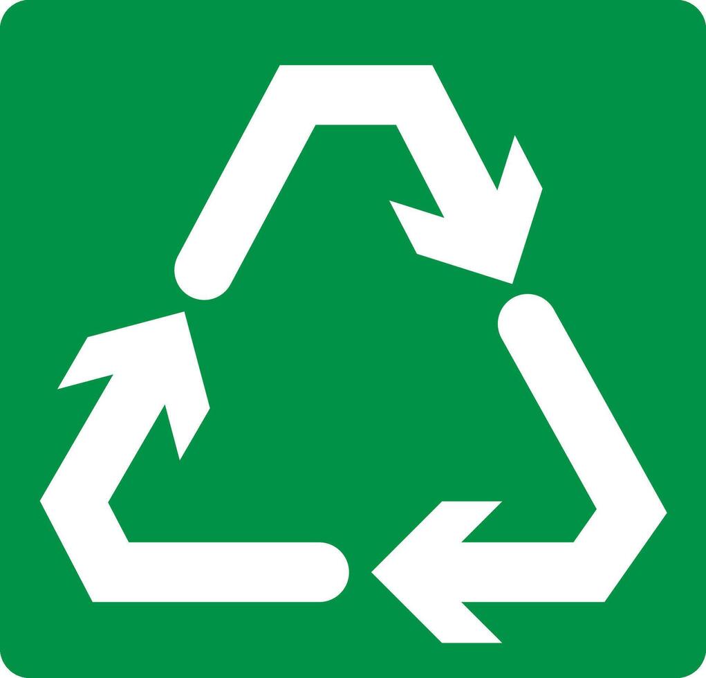 recycle icon set. ecology, eco friendly and environmental management symbols. isolated images vector