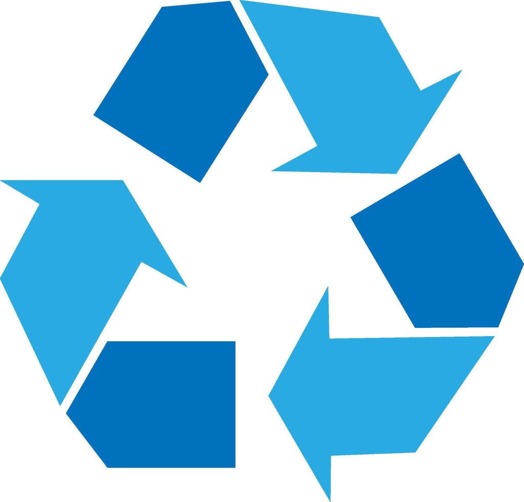 recycle icon set. ecology, eco friendly and environmental management symbols. isolated images vector