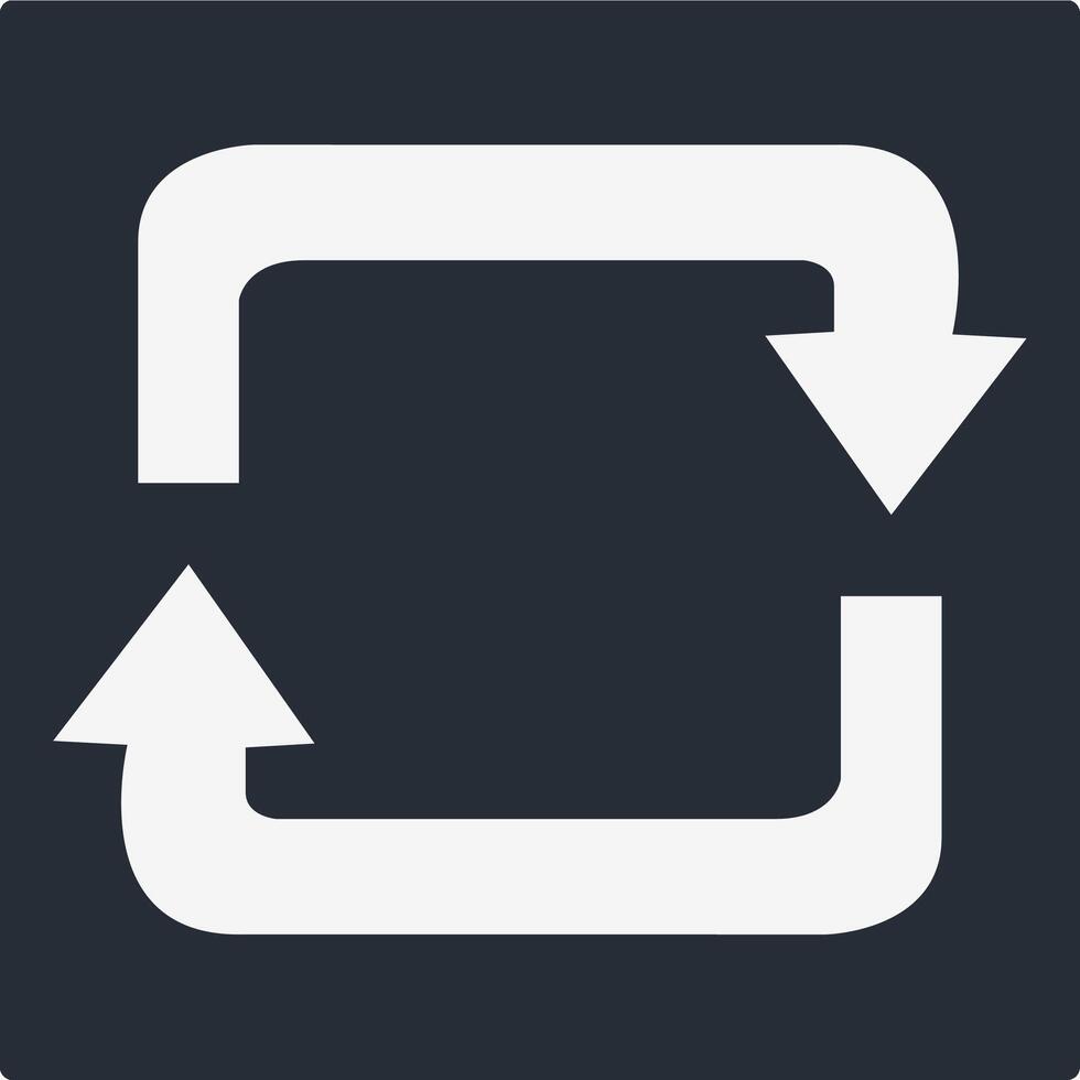 Recycle Icon Illustration Simple vector