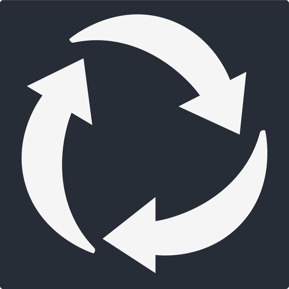Recycle Icon Illustration Simple vector