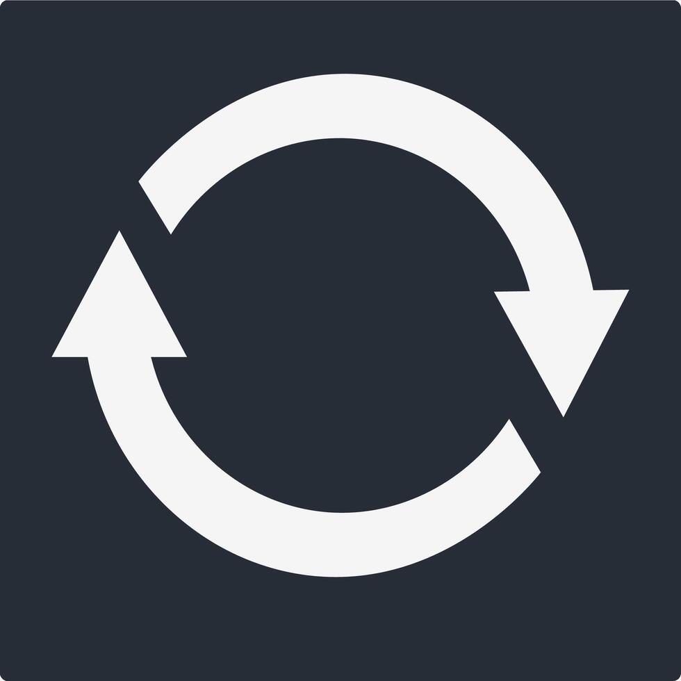 Recycle Icon Illustration Simple vector