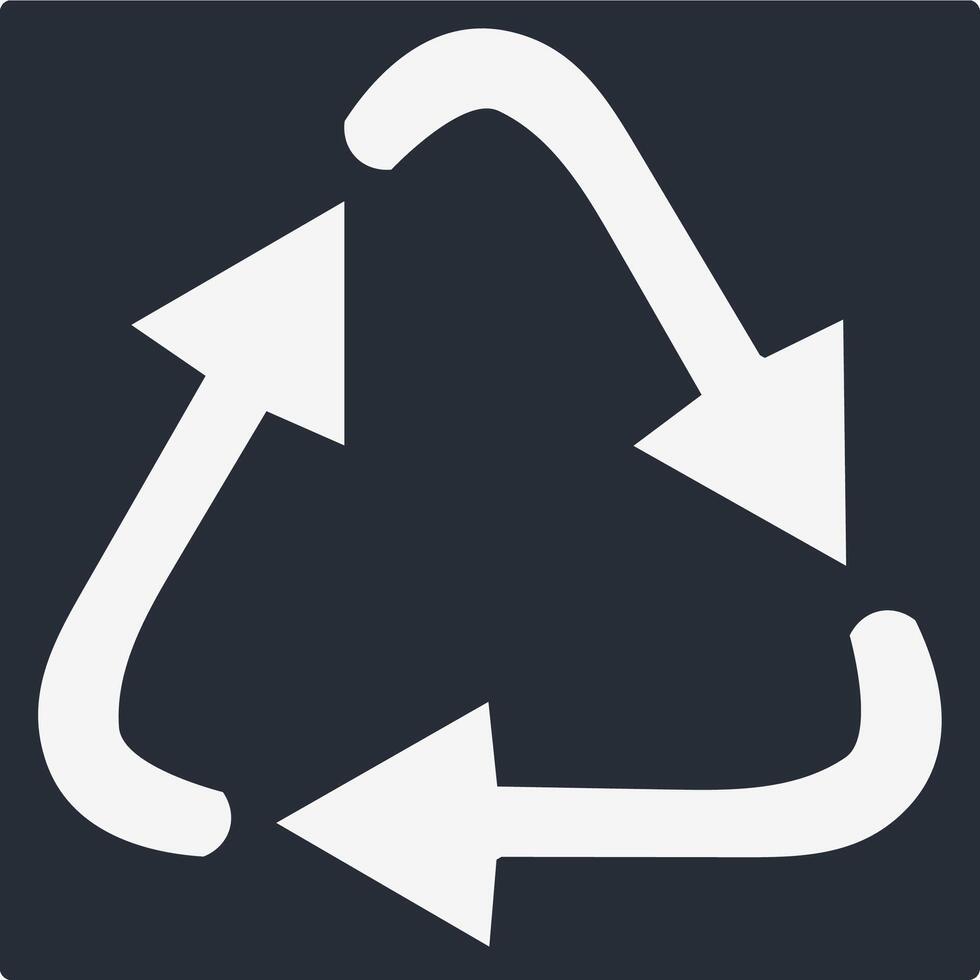 Recycle Icon Illustration Simple vector