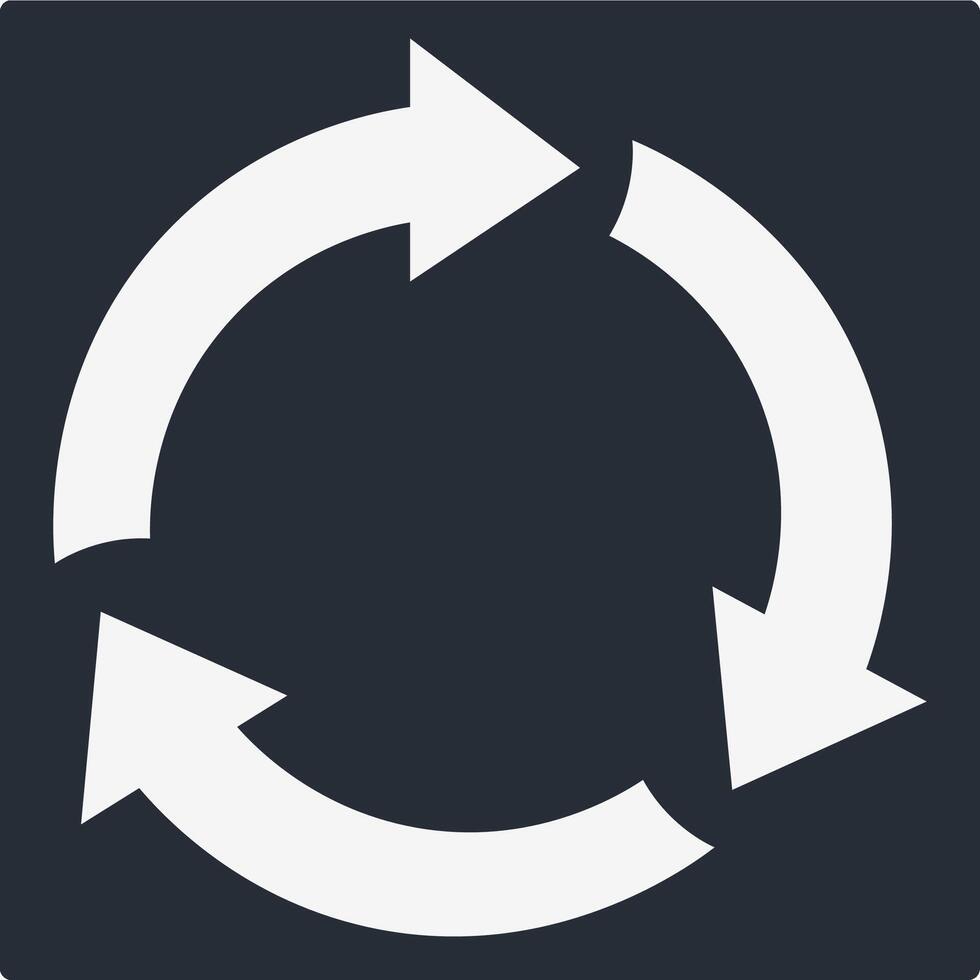 Recycle Icon Illustration Simple vector
