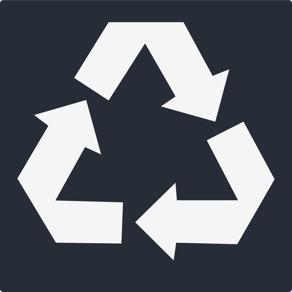 Recycle Icon Illustration Simple vector