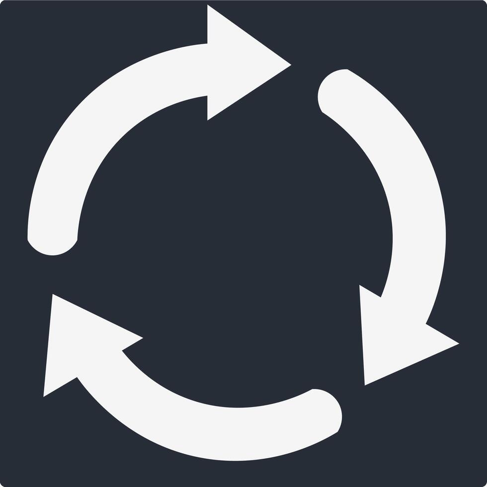 Recycle Icon Illustration Simple vector