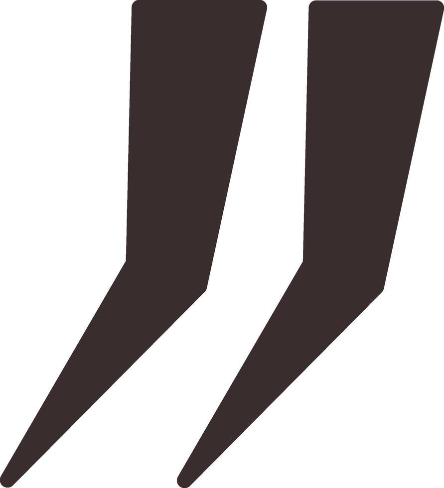 Black Quote Icon Illustration vector