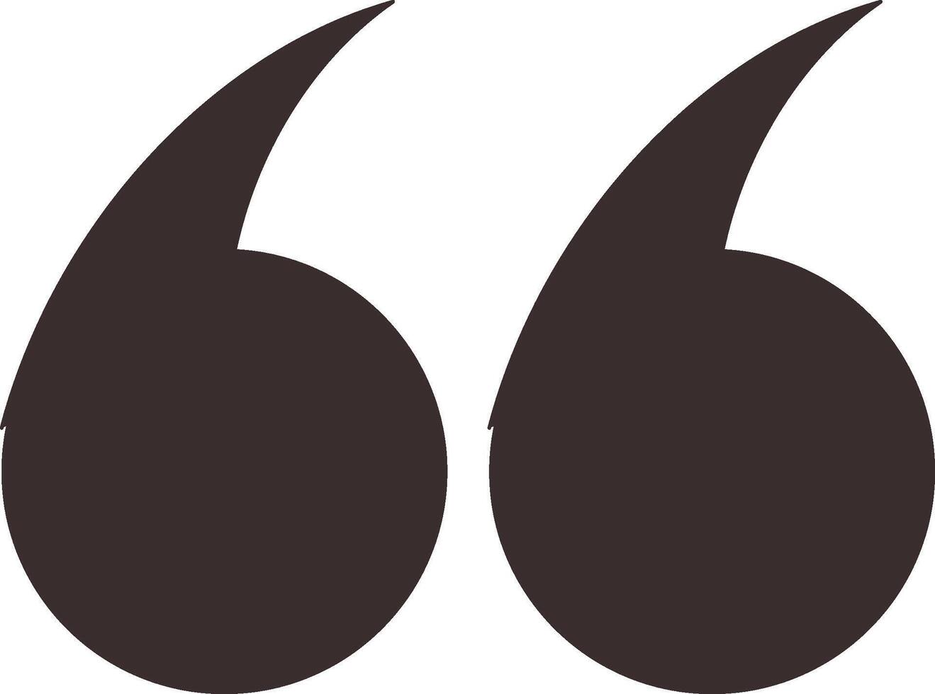 Black Quote Icon Illustration vector