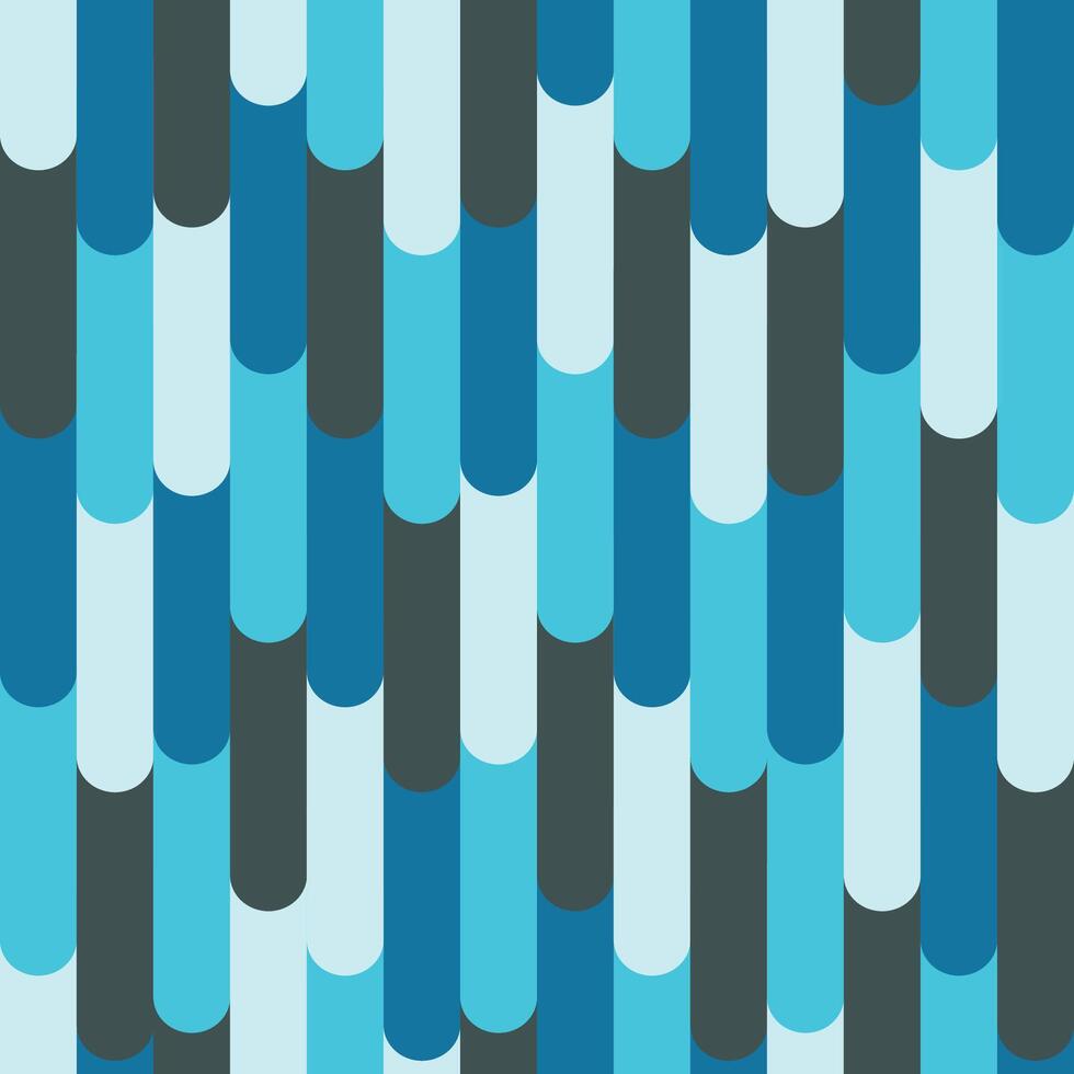 seamless pattern of waves of colorful vertical lines leading downwards vector