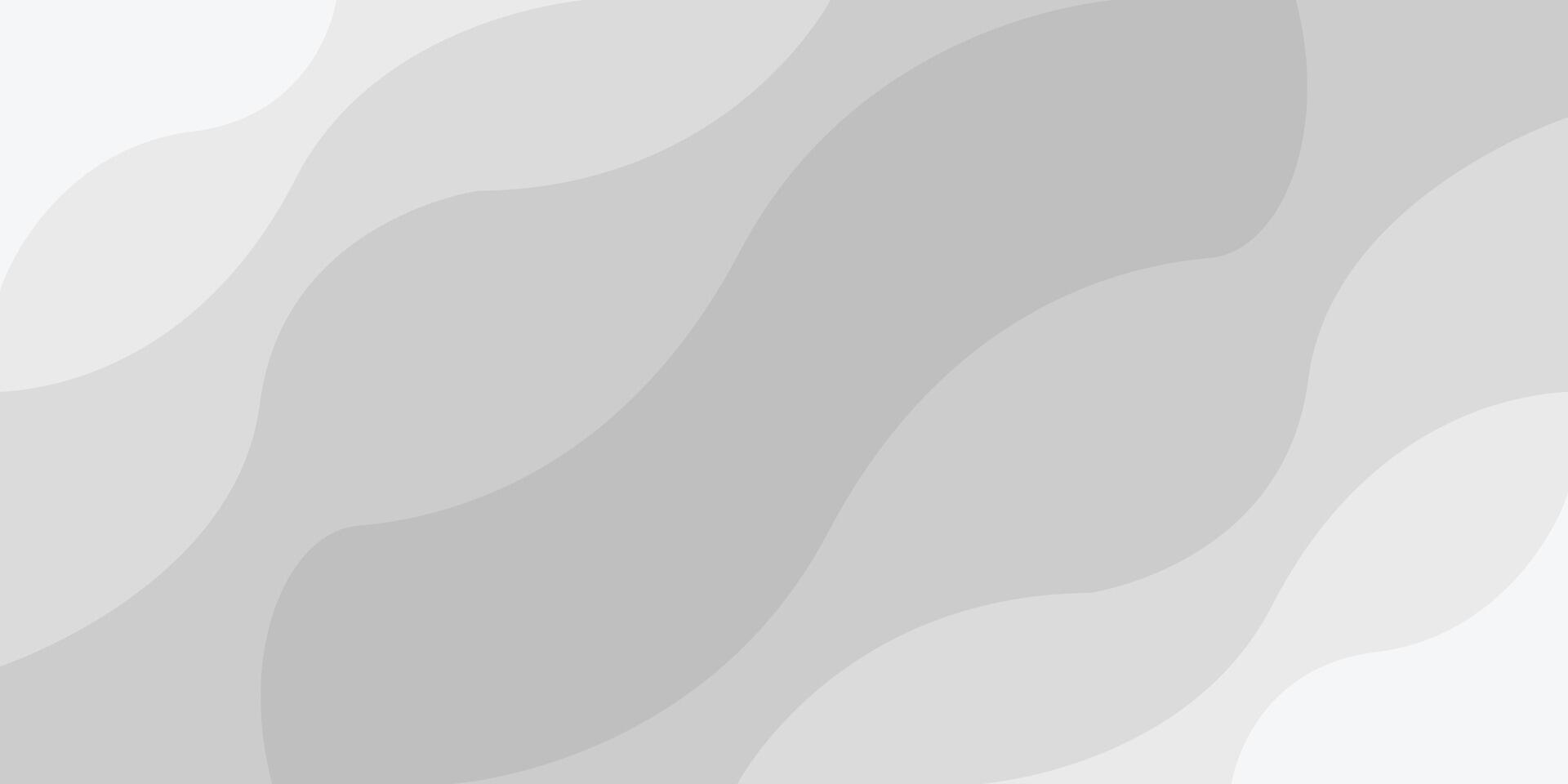 Abstract white background with smooth wavy shapes, white minimal background vector
