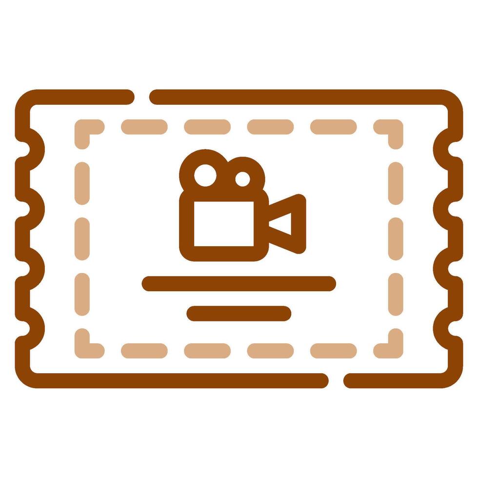Ticket icon for web, app, infographic, etc vector