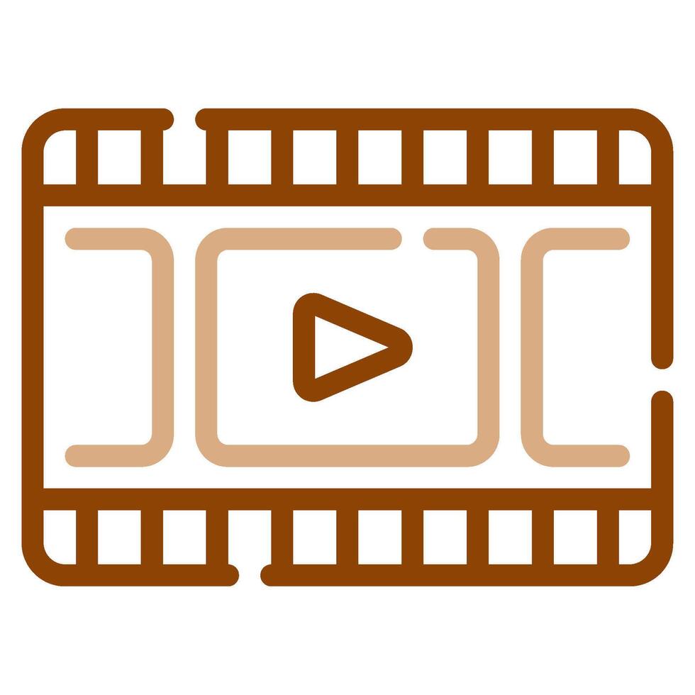Filmstrip icon for web, app, infographic, etc vector