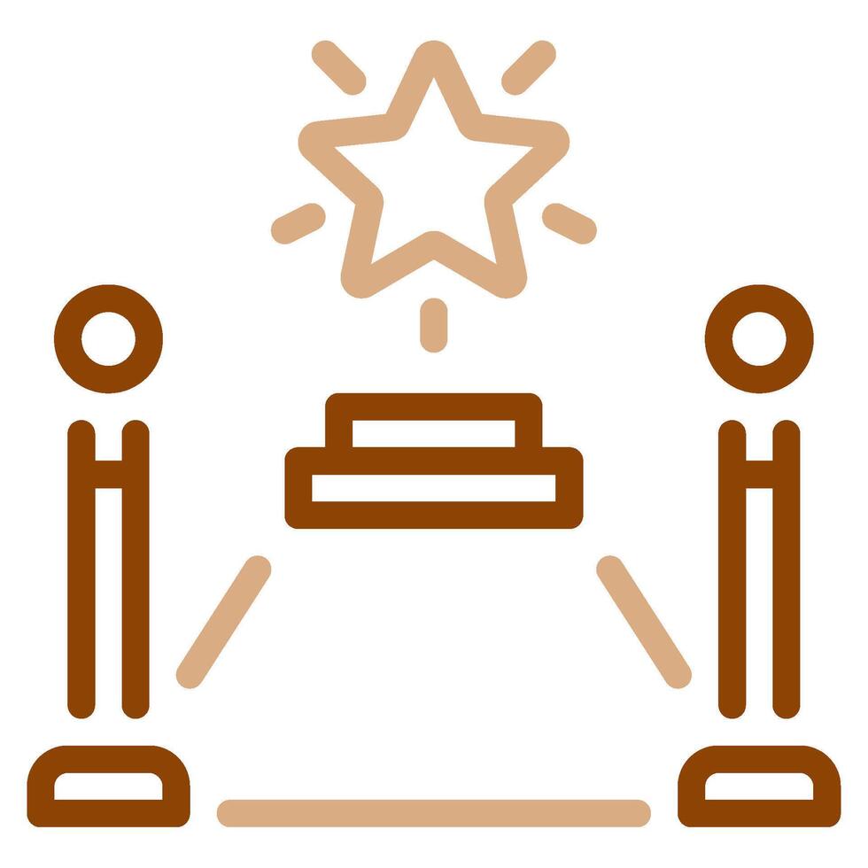 Red Carpet icon for web, app, infographic, etc vector