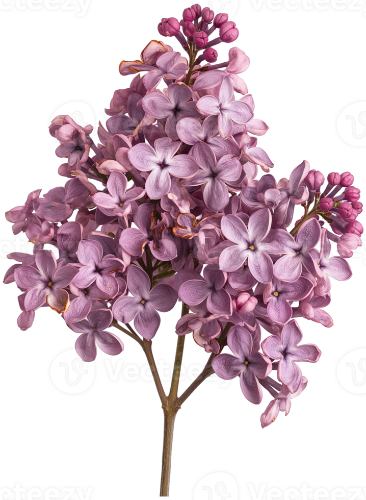 Syringa Flower - common lilac - Lilac Flower isolated illustration on a transparent background png