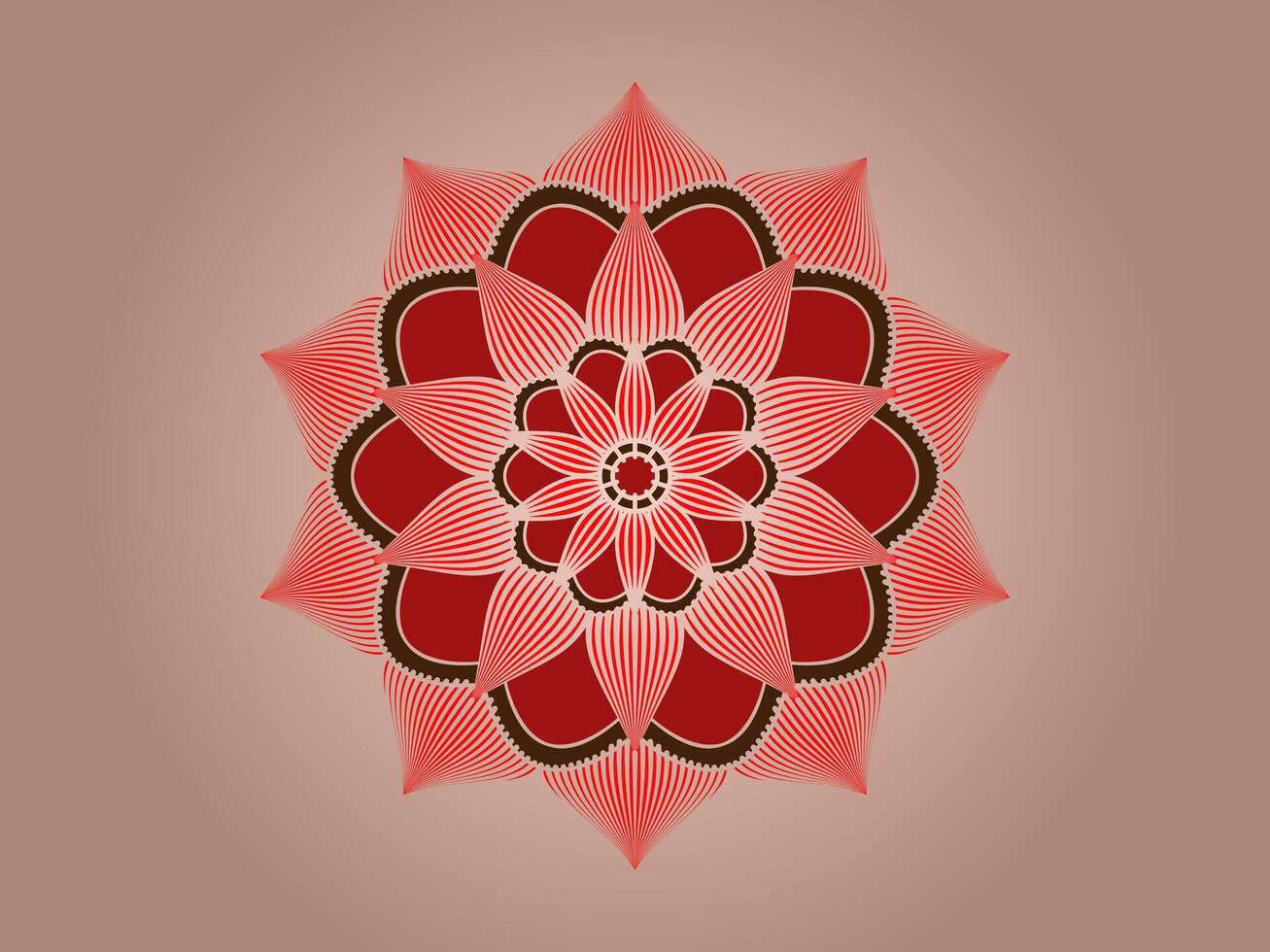 Ornamental Circle Mandala Design for Paper Cutting and Background vector
