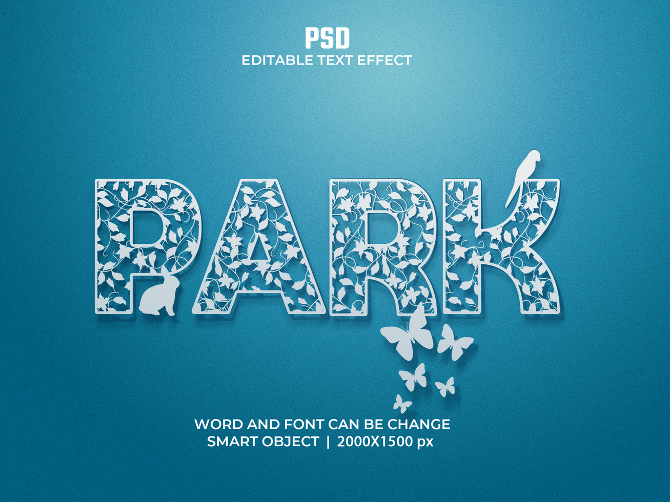 Stencil Text Effect psd