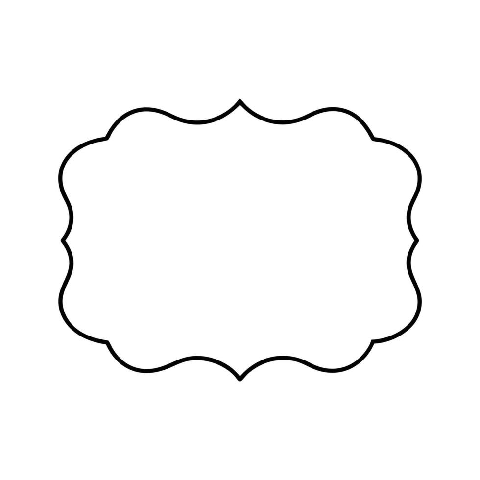 Frame Illustration Cartoon, Clipart, and Line Art Design vector