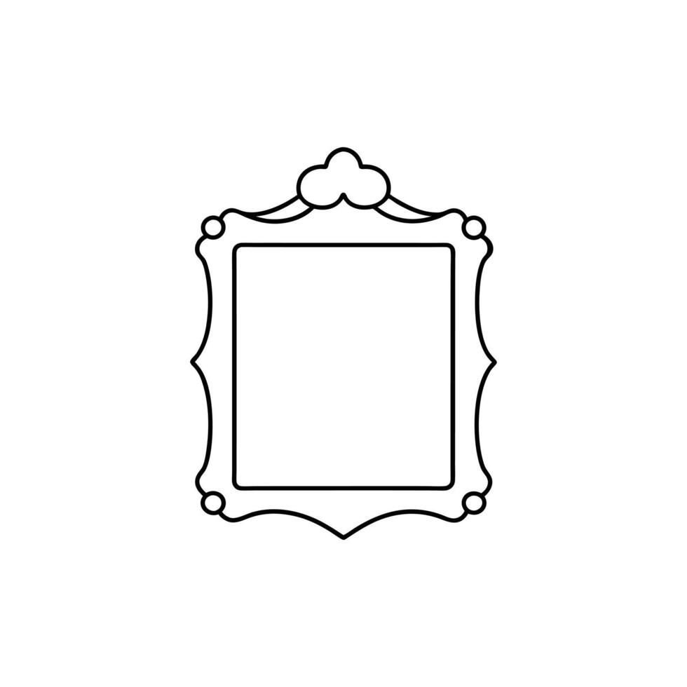 Frame Illustration Cartoon, Clipart, and Line Art Design vector