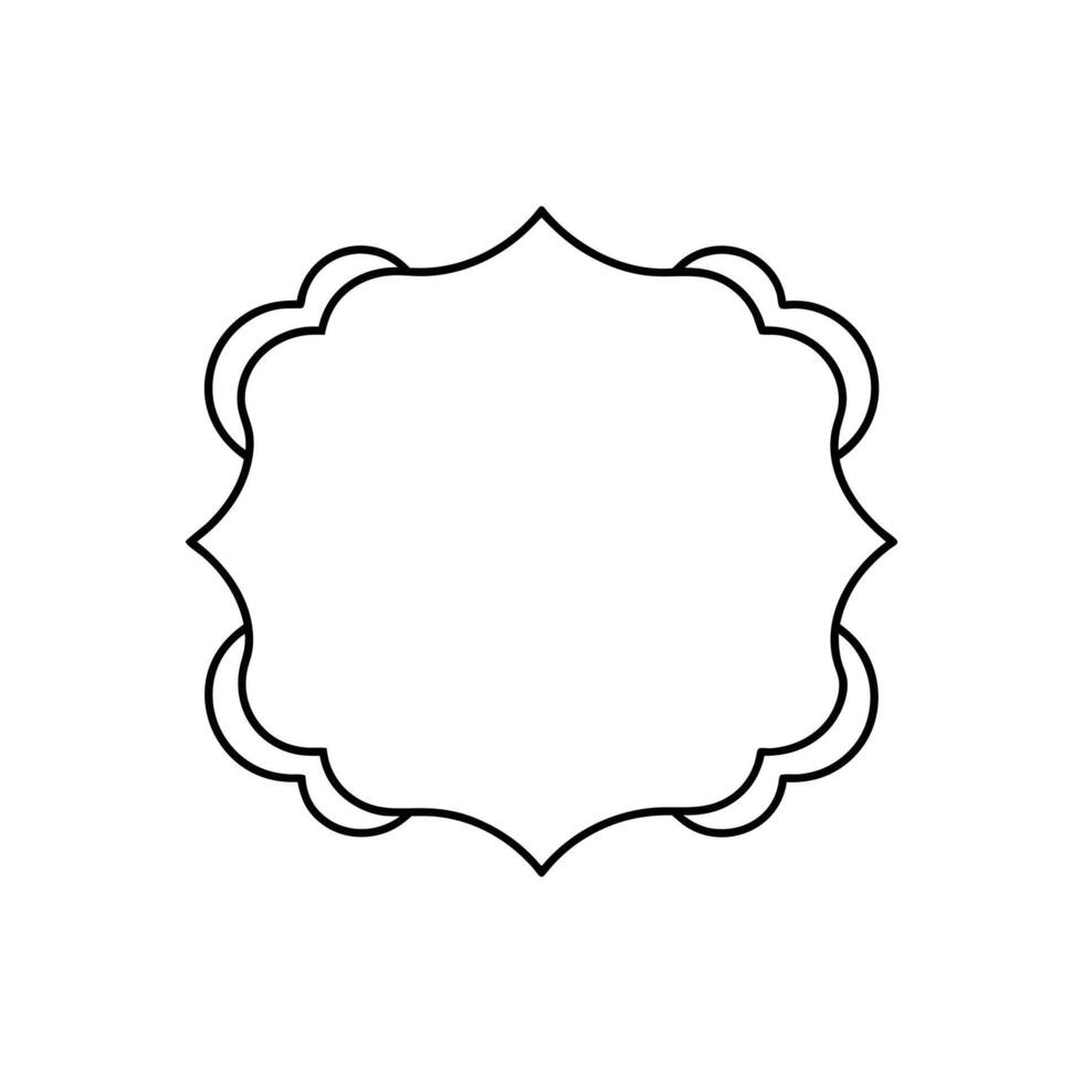 Frame Illustration Cartoon, Clipart, and Line Art Design vector