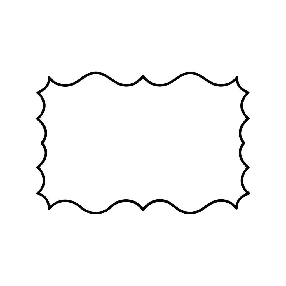 Frame Illustration Cartoon, Clipart, and Line Art Design vector