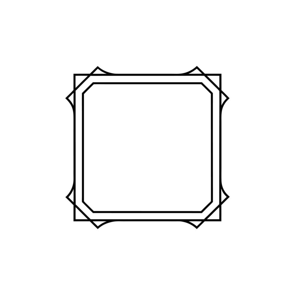 Frame Illustration Cartoon, Clipart, and Line Art Design vector