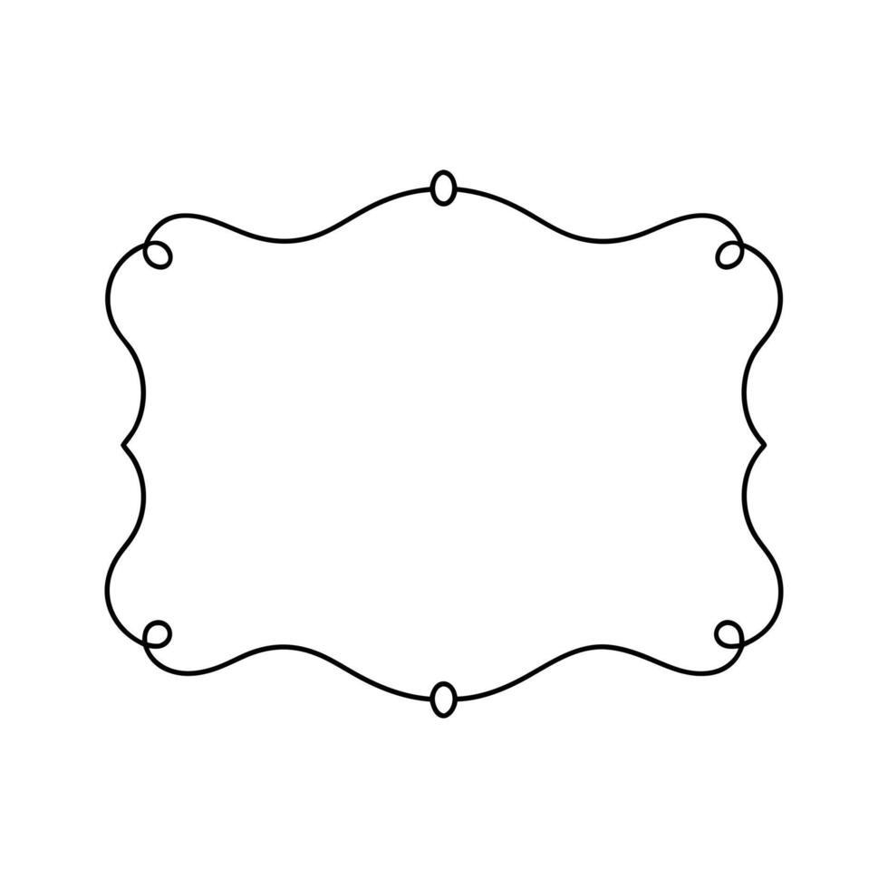 Frame Illustration Cartoon, Clipart, and Line Art Design vector