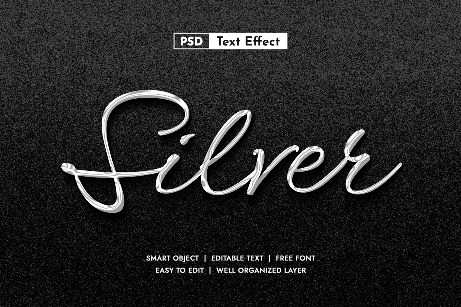 3D editable stylish text effects psd