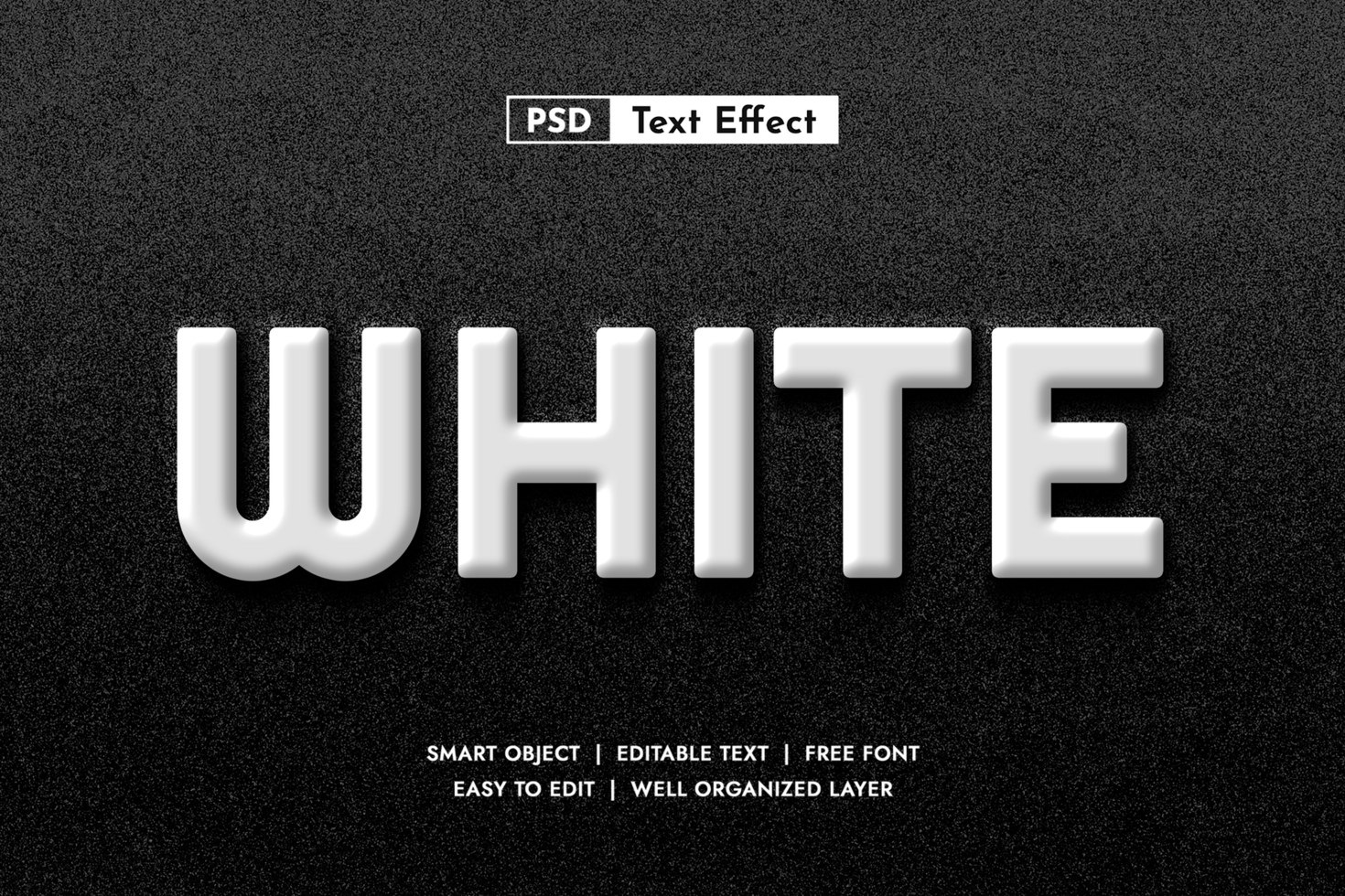 3D editable stylish text effects psd