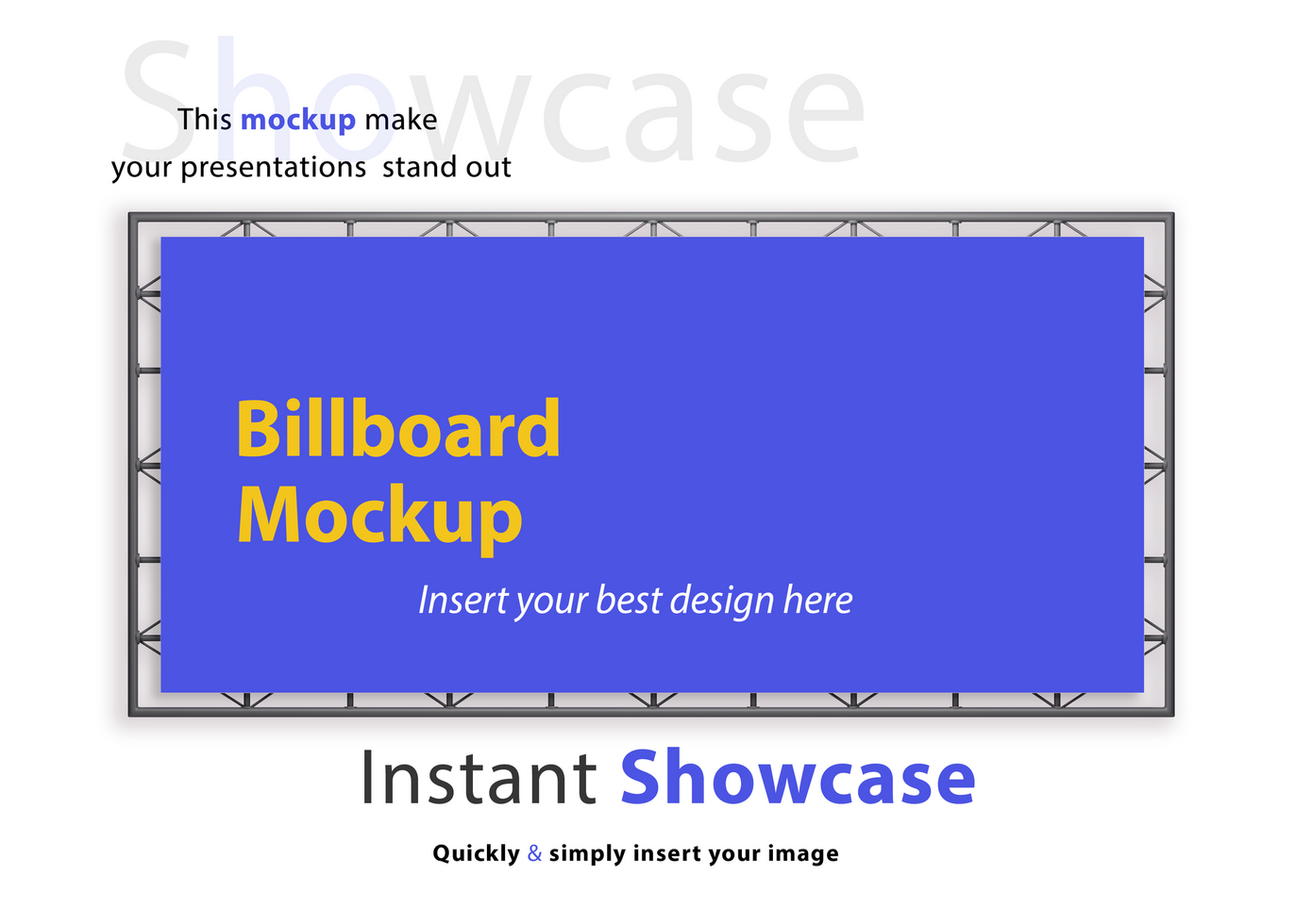 Billboard Design In White Background psd