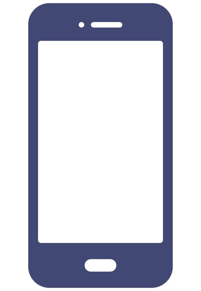 Smartphone icon isolated on white background. vector