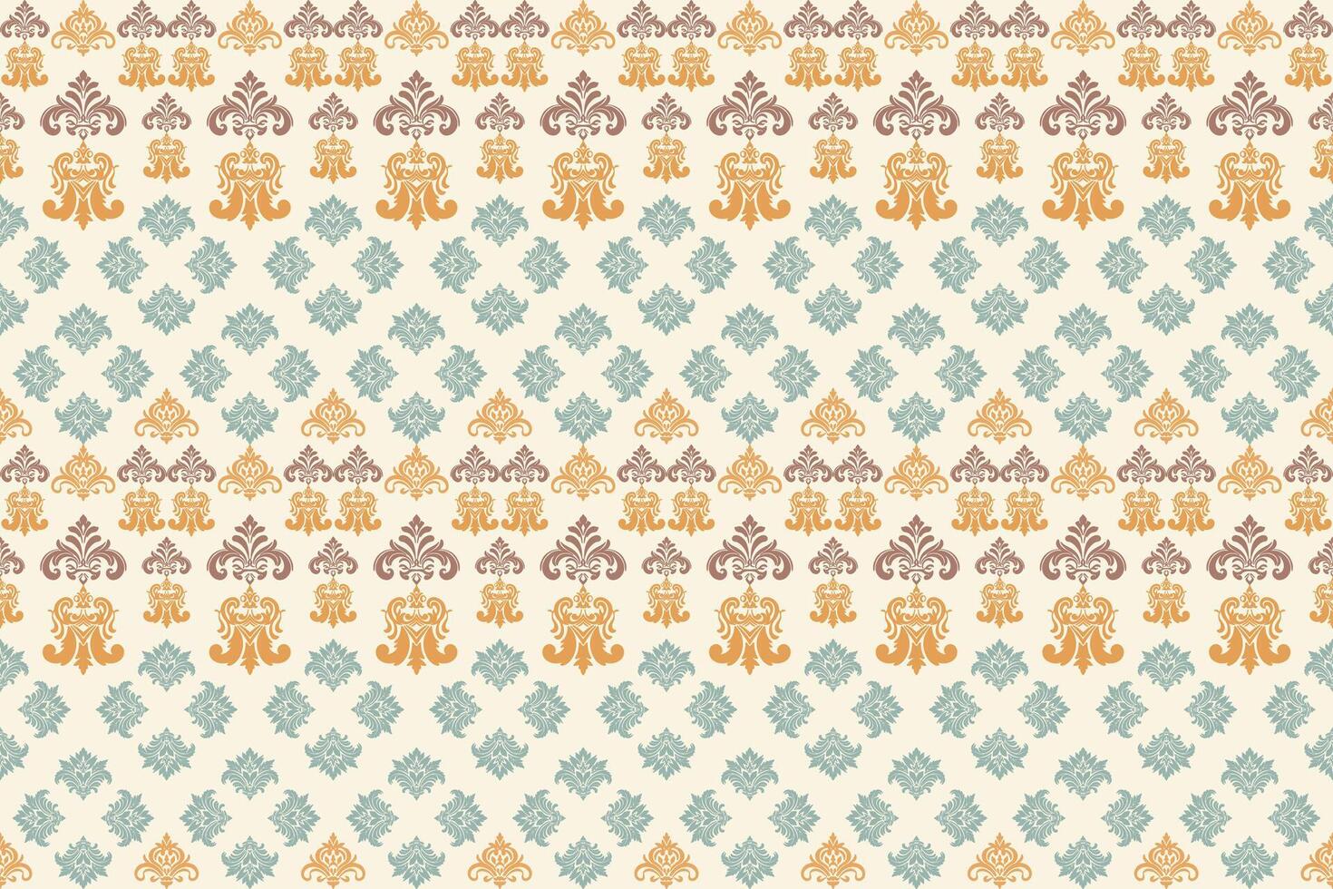 Saree sarong Motifs Ikat floral paisley embroidery floral.ikat ethnic oriental pattern traditional.Ikat embroidery style abstract embroidery design for texture,fabric,clothing,wrapping,decoration vector