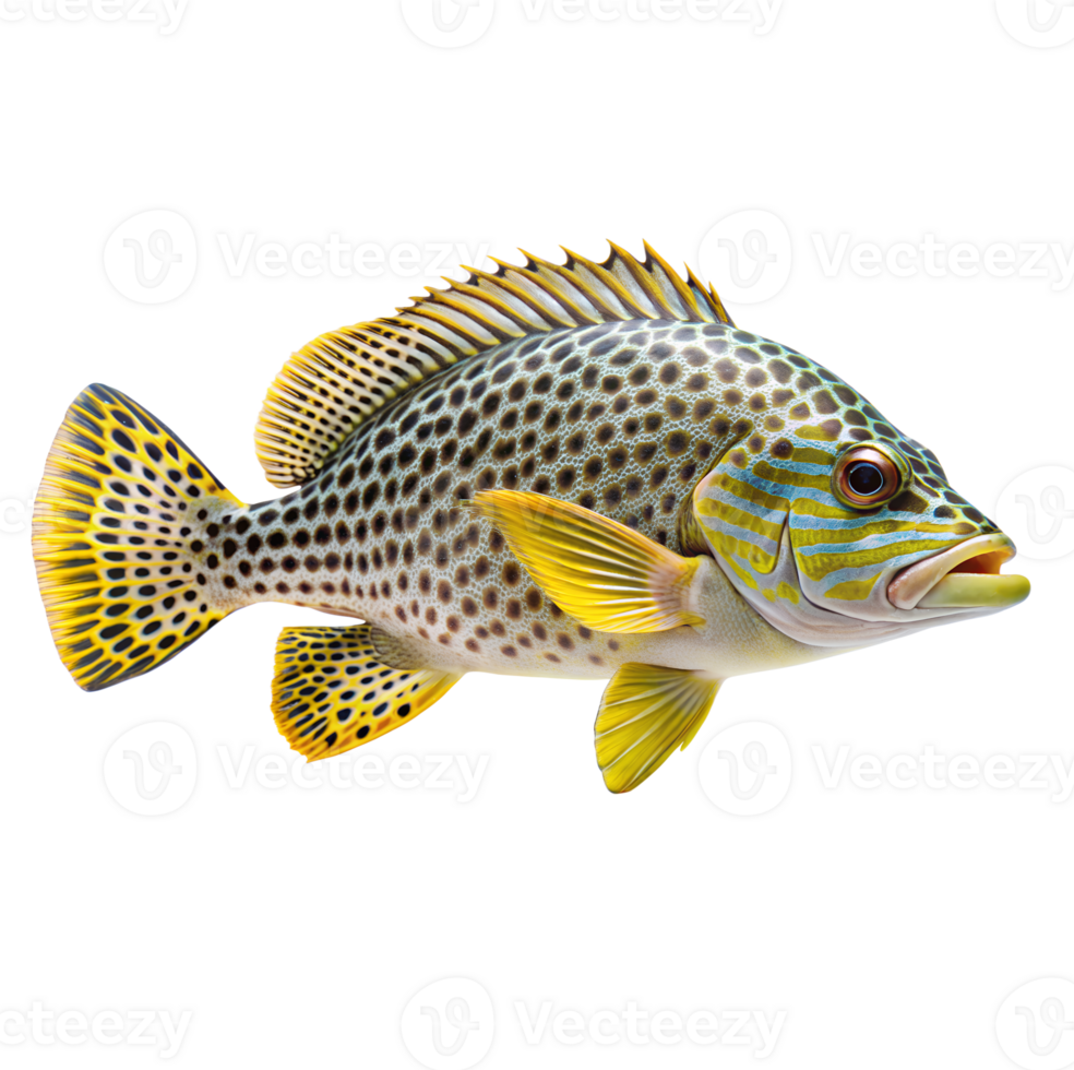 Sweetlips isolated on a translucent background png