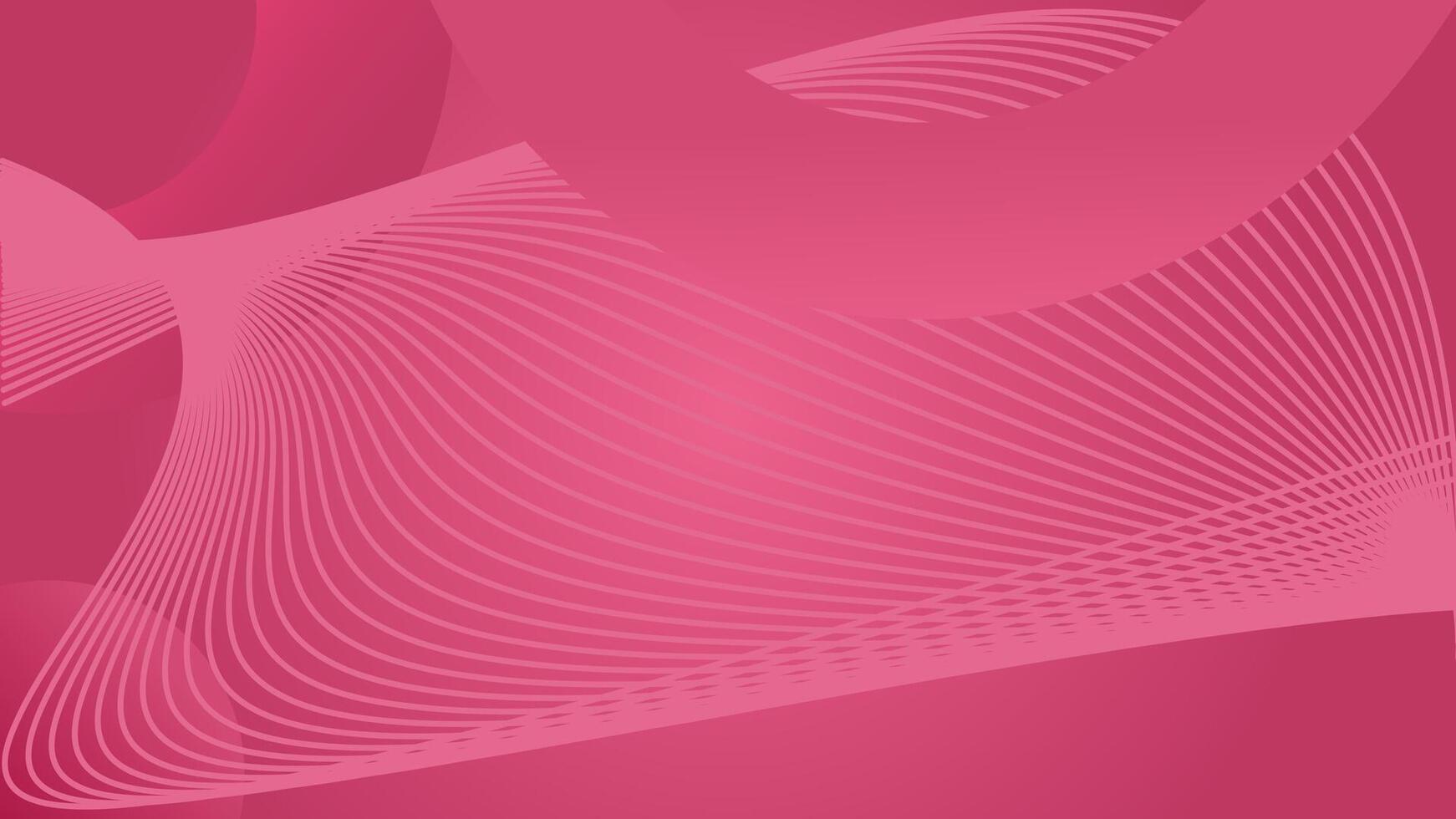 Pink gradient abstract wireframe background vector