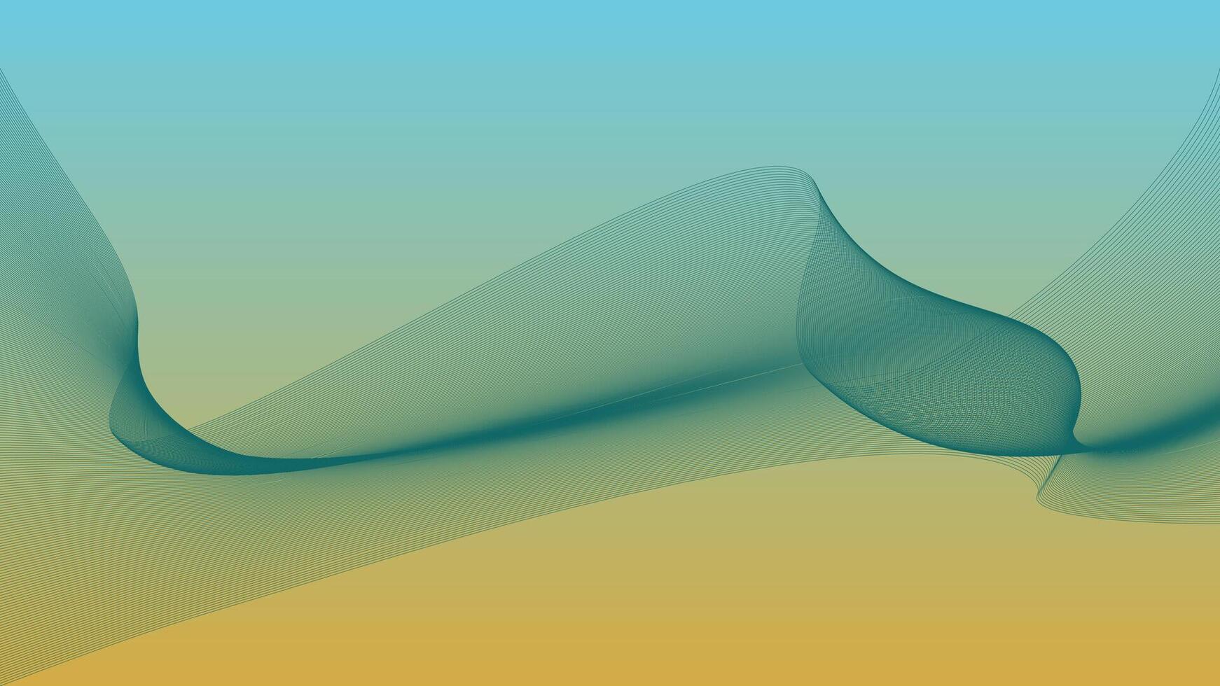 Abstract background gradient wavy vector