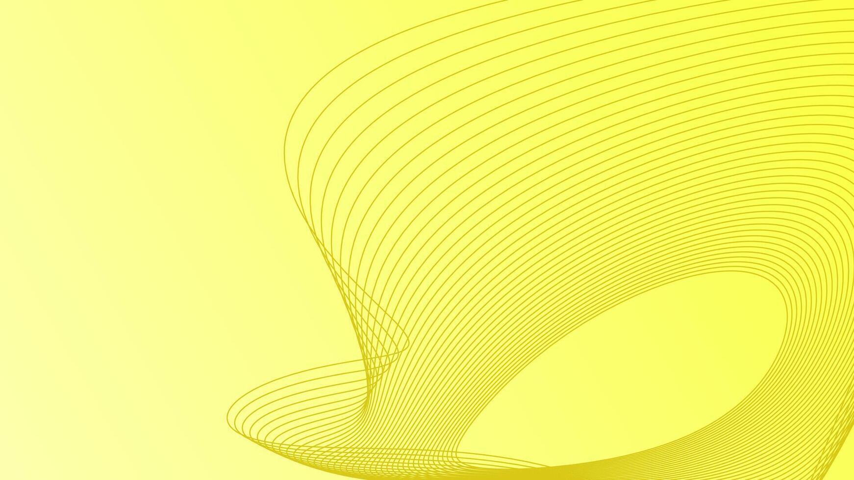Abstract wire frame yellow gradient background vector